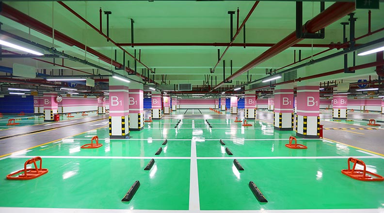 恒大綠洲A10地塊地下室停車(chē)庫(kù)